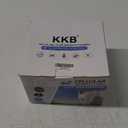 KKB 4G LTE Cellular Security Camera, Wired Cellular Cam Built-in SIM Card for Outdoor/Indoor, Unlimited Data Plan, No WiFi Security Cameras 2K Color Night Vision, 24/7 Recording, PIR Motion Detection (White)