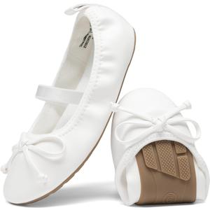 DREAM PAIRS Little Girls Toddler Ballet Flats Dress Shoes Mary Janes Shoes, 2