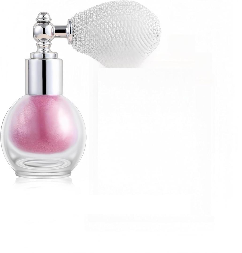 MAEPEOR Highlighter Powder Spray Shimmer Sparkle Highlighter Powder Glitter High Gloss Spray for Face Body Cosmetic (Color 06)