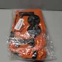 2 in 1 Lightweight Collapsible Shopping Cart,Folding Shopping Bag Cart with Wheels Reusable Shopping BagsWaterproof Trolley Grocery for Fruits Vegetables Women or Men Travel Home Kitchen (Orange)