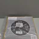 Bernhard Products Black Wall Clock 12 Inch Stylish Modern Silver Silent NonTicking Quartz Battery Operated Round 3D Decorative Design for Home/Office/Kitchen/Bedroom/Living Room, Easy to Read