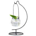 Spiral Ornament Display Stand Iron Hanging Stand Rack Holder for Hanging Glass Globe Air Plant Terrarium Witch Ball Christmas Ornament and Home Wedding Decoration