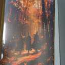 ILLBDR Halloween Witch in Autumn Forest Canvas Wall Art 16x24 inch