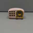 Retro Bluetooth Speaker, Vintage Radio-Greadio FM Radio with Old Fashioned Classic Style, Strong Bass Enhancement, Loud Volume, Bluetooth 5.0 Wireless Connection, TF Card and MP3 Player (Pink)