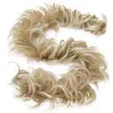 CAISHA Hairpiece Hair Wrap Heat-resistant Synthetic Fibres Curly Messy Updo Blonde Mix HW11