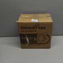 HG Power 8 Inch Exhaust Fan with Speed Controller, 567 CFM Kitchen Exhaust Fan with Damper, Metal Extractor Fan for Window, Attic, Ceiling, Basement Ventilation (Black)