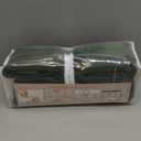 Olive Green Pleated Velvet Curtains 96 inches Long 2 Panels Set Thermal Insulated Triple Pinch Pleat Blackout Velvet Drapes Room Darkening Thick Luxury Modern Minimalism Forest Green Christmas Decor