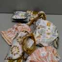 Langsprit Washable Female Dog Diapers (6 Pack) - Doggie Reusable Small Medium Large Dog Diapers for Doggy Puppy Female in Period - Highly Absorbent Dog Heat Panties (Small,Waist:0-10 inches) (Rabbit, Owl, Lion)