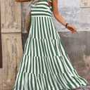 PRETTYGARDEN Women Dresses 2026 Summer Floral Sleeveless Maxi Dress Casual Spaghetti Strap Tiered Flowy Beach Long Dress (Large)