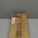 Kingsyard Finch Feeders for Outdoors Hanging, Metal Mesh Tube Bird Feeder for Nyjer/Thistle Seed, 2.5 lbs Large Capacity (Yellow)