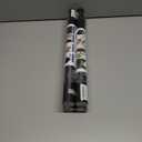 4 x Window Privacy Film, Window Tint Sun Blocking Heat reducing and UV Protection, one-Way Privacy Mirror Reflective Film,Explosion-Proof Premium PET Material, Cosmic Black,17.5 Inch x 16.4 Feet