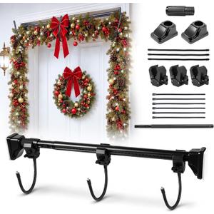 Christmas Garland Hanger for Front Door, Adjustable 27.6''-47.2''