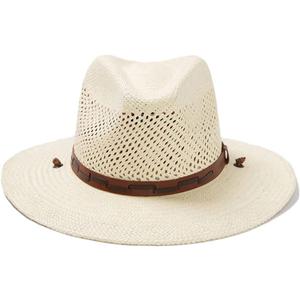 Stetson Men's Stetson Airway Vented Panama Straw Hat (XX-Large, Natural)