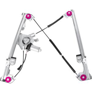 Set of 1 Front Driver (Left) Side Power Window Regulator With Motor Assembly Compatible with 06-08 Mark LT 04-08 F150 Regular Cab & Crew (Supercrew) Cab Only