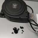 DEWENWILS Extension Cord Reel, 40FT Retractable Cord Reel, 12/3AWG SJTOW, Lighted Triple Tap Outlets, 15 Amp Circuit Breaker, Ceiling/Wall Mount, UL Listed