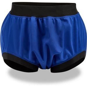 Adult Plastic Diaper Covers Waterproof, Leakproof Rubber Incontinence Pants Washable, High Waist Women Underwear Overnight (Blue, Small)
