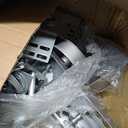 Garage Door Hardware Kit for 16' by 7' Overhead Doors - Fix Replace Garage Brackets, Hinges, Rollers, Drums, Cables, Door Jamb, Bearing, Screws and Bolts