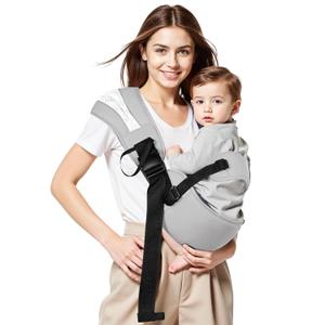 Toddler Carrier Sling for Newborn to Toddler, Ring Sling Baby Carrier 1555 lbs with Breathable & Anti-Slip Seat Cushion for Comfort, Lightweight Travel-Friendly (Light Gray)