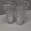 Coca Cola Logo Ruby Red Plastic Tumblers Set of 4-16oz (Coke)