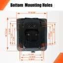 Seat Suspension Kit Without Seat Slider for Zero Turn Lawn Mower Tractor Forklift, Compatible with Most Aftermarket Seats - Same Day Shipping