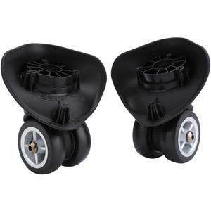 2Pcs Luggage Replacement Wheels, Suitcase Swivel Coaster Wheels