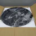 Black Flush Mount Ceiling Light Fixtures, 2-Light Ceiling Mount for Farmhouse with Seeded Glass Lampshade, Industrial Flush Mount Light Fixture Farmhouse for Hallway, Kitchen, Entryway and Foyer