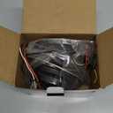 Partsam 4" Inch Round Truck Trailer Led Tail Stop Brake Lights Taillights Running Red and Amber Parking Turn Signal Lights, Sealed Dual Color Round Led Lights w/Miro-reflectors Flange Mount (2Pack)