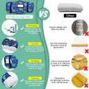 ACRABROS Toddler Nap Mat with Pillow and Blanket, Extra Large Rolled Napping Mats,Slumber Bags for Boys Girls,Kids Sleeping Bag for Daycare, Preschool Travel Camping, Dinosaur