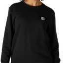 Carhartt Women's Relaxed Fit Midweight French Terry Crewneck Sweatshirt, L