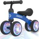 Baby Balance Bike Toys for 12-36 Months Kids Toy Boy and Girls Gifts Toddler Best First Birthday Gift Children Walker No Pedal Infant 4 Wheels Bicycle (Blue)