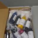 SilTriangle Tie Dye Kit Includes 12 Blank Tote Bags, 12 Colors Concentrates PreFilled Bottles, 20 ft Cotton Strings & 20 Rubber Bands for DIY Tie Dye Party Groups Supplies