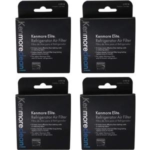 4 Pack Kenmore Elite 469918 Refrigerator Air Filter (4)