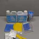 JANCHUN Crystal Clear Epoxy Resin Kit 72oz, Bubble-Free, Anti-Yellowing, Self Leveling Easy Mix 1:1 Coating and Casting Resin for Table Top, Molds, Tumbler Crafts, Painting, Jewelry, DIY Gifts