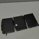 NIRMIRO (3 Pack) Pocket Notebook Journal, Hardcover Small Mini Notebooks with Pens for Work, 3.7" x 5.7" A6 Notebook College Ruled with 100Gsm Premium Thick Lined Paper, Black Leather