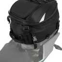 JFG RACING Motorcycle Tail Bag 22-38L Dual Use Seat Helmet Bag Backpack Universal for Motorcycle Motorbike Street Dirt Bike Accessories
