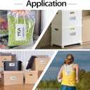 3 x 5 Inch 250Pcs Rectangle Color Coding Stickers,Strong Adhesion Easy to Write Label for Moving,Box Organization,Inventory,Business,Silver