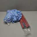 Microfiber Mop Cloth Heads Replacements: One Mop Handle with Two Blue Microfiber Cloth Heads Compatible with All Standard US Threading Pole