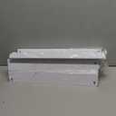 Nursery Book Shelves, 17 Inch Metal Floating Shelves for Wall 4 Pack, Scalloped Shelves, Wall Mounted Book Shelf for Kids Bedroom, Baby Room, Nursery Decor (White)