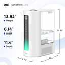 DREO 6L Humidifiers for Bedroom, Smart Warm & Cool Mist for Large Room, 60Hr Quiet Runtime for Baby, Plant, Humidity Sensor, Indicator Light, 12H Timer, Google/Alexa, Grey