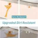 COCOER Bath Mat - Absorbent, Stain Resistant, Non Slip Bath Rug - Quick Dry Bathmat with Rubber Back-16x24 Nude