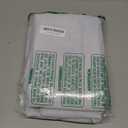 ChrisDowa Grommet Room Darkening Curtains for Bedroom and Living Room - 2 Panels Set Thermal Insulated Blackout Curtains (Greyish White, 38W x 54L)