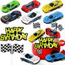 Race Car Happy Birthday Cake Decorations Cars Cake Topper Racing Car Cake Decoration Racing Car Party Supplies Racing Car Birthday Cake Decoration Racing Car Party Favors Racing