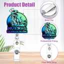 Feifeiya 24 Pcs Funny Badge Reel Nurse Cute Retractable Name ID Clip Badge Holder for Doctor Student Medical Assistant Coworker Work Accessories Bulk Gifts(Medical Style)