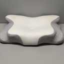 Ultra Pain Relief Cooling Pillow for Neck Support, Adjustable Cervical Pillow Cozy Sleeping, Odorless Ergonomic Contour Memory Foam Pillows, Orthopedic Bed Pillow for Side Back Stomach Sleeper (Queen, Grey)