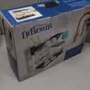 Dr. Brown's Baby Bottle Drying Tower, Stand-Up Countertop Drying Rack with Organized Storage for Baby Essentials, Space Saving Vertical Rack, Black/White