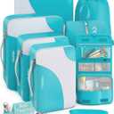 OlarHike Packing Cubes for Travel,8 Set,Turquoise
