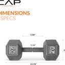 CAP Barbell Cast Iron Hex Dumbbell | Multiple Options