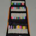 ARTISTRO 60 Dual Tip Acrylic Paint Markers, Acrylic Paint Pens, Fabric Markers for Textile, Rock, Glass, Wood, Paper, Ceramic, Canvas DIY Art Supplies Kit for Kids and Adults (Dual Tip Dot + Fine, 60)