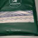 OTOSTAR Outdoor Waterproof Throw Pillow Covers 12x20 Inch Set of 4 Boho Farmhouse Outdoor Cushion Covers for Patio Funiture GardenGeometry80-Navy Blue