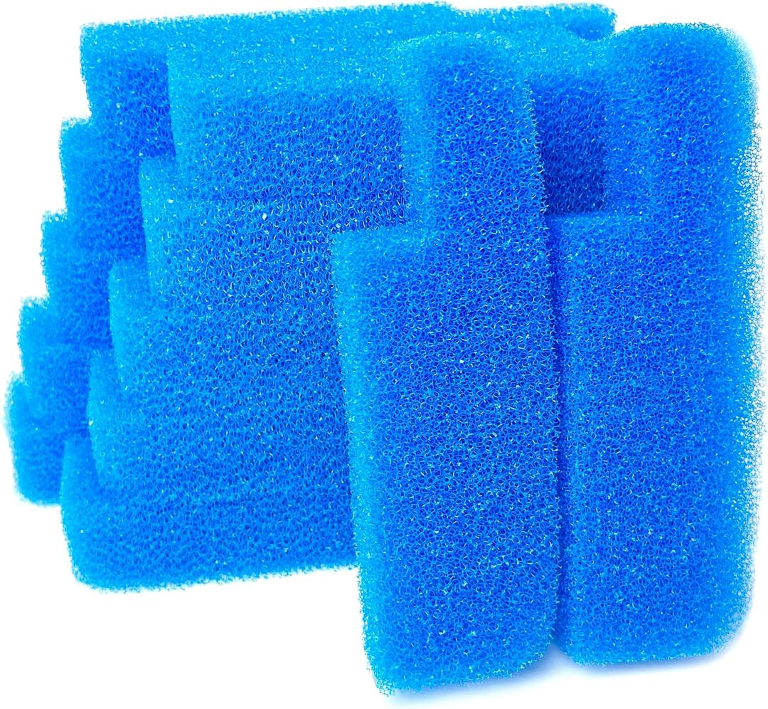 SHIGATSU 12 Pack Replacement Aquarium Sponge Foam Filter Pads for Seachem Tidal 55 Filter